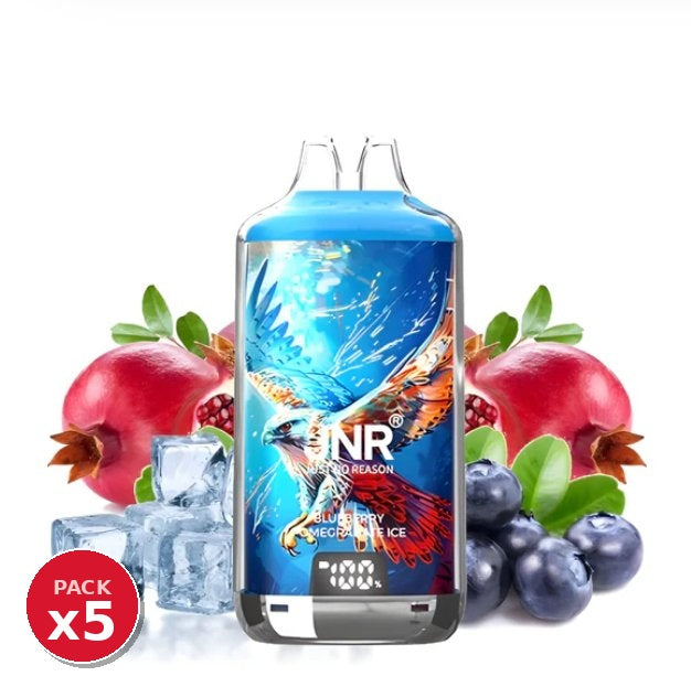 Pack x5 JNR Falcon Blueberry Pomegranate Ice