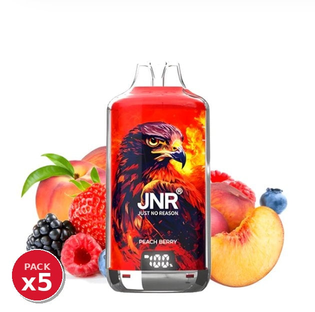 Pack x5 JNR Falcon Peach Berry